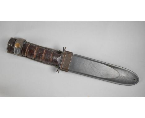 An American US Navy MK II Camillus Ka-Bar Utility Knife with Scabbard 