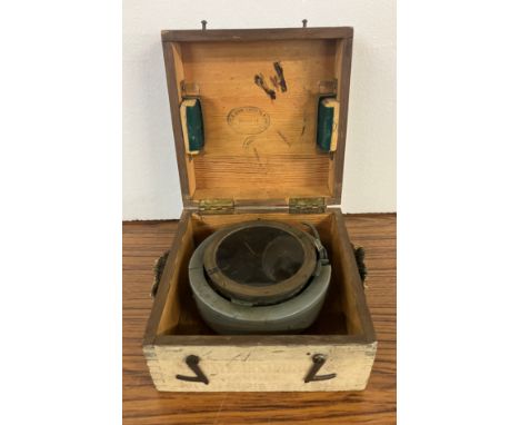 A WWII RAF issue compass, boxed
