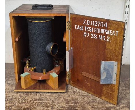 A military issue mirror Galvanometer No 1, Mk II, by H. W. Sullivan, London, cased