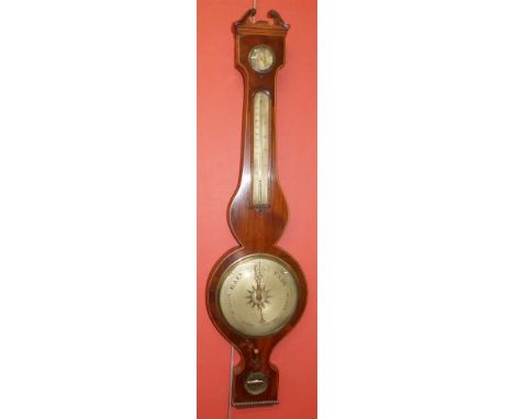 19th century mahogany mercury barometer. Condition reports are not available for our Interiors Sales.
