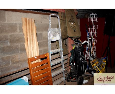 A step ladder 