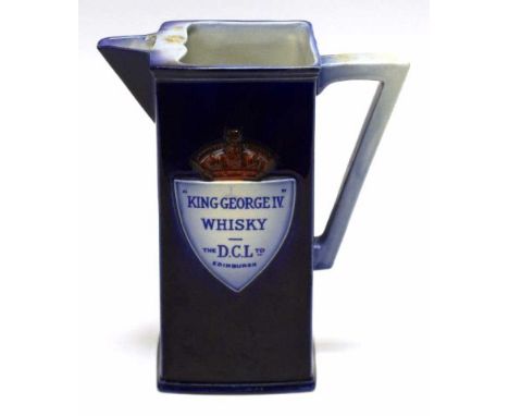 Rare "King George IV whisky"  jug maker: Grays pottery, height 19.5cm approx