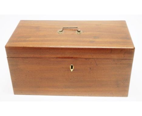 19th century English tea caddy