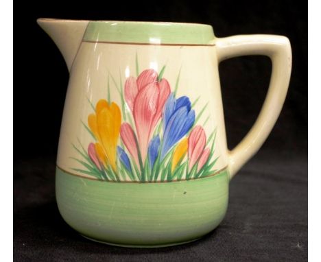 Clarice Cliff crocus jug 13cm high approx.