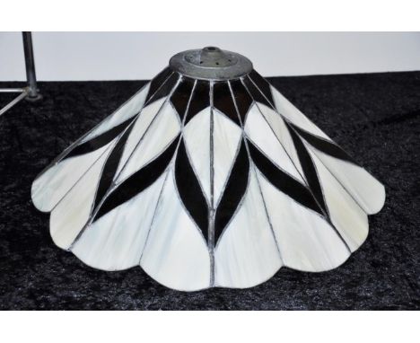 Leadlight lamp shade 50cm diameter approx.