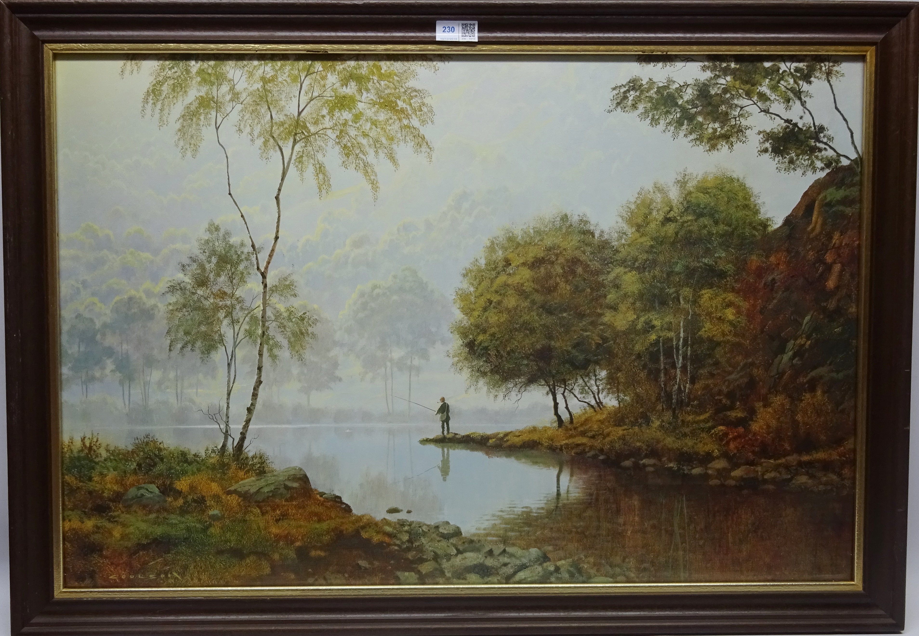 'That Magic Moment' Fishing Scene, colour print after Gerald Coulson 49 ...