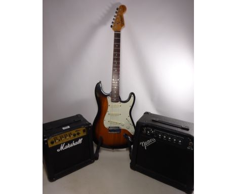 Tanglewood electric guitar, Mashall amp and another practice amp  (This item is PAT tested - 5 day warranty from date of sale