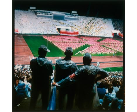 Rötzsch, Jens -- "Leipzig". 1987/printed later. Chromogenic print. 51 x 51,5 cm (55 x 55,5 cm). Signed, titled and dated by t