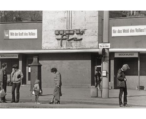 Wüst, Ulrich -- Dresden. 1981. Vintage gelatin silver print. 17,2 x 23,2 cm. Titled and dated by the photographer in pencil o