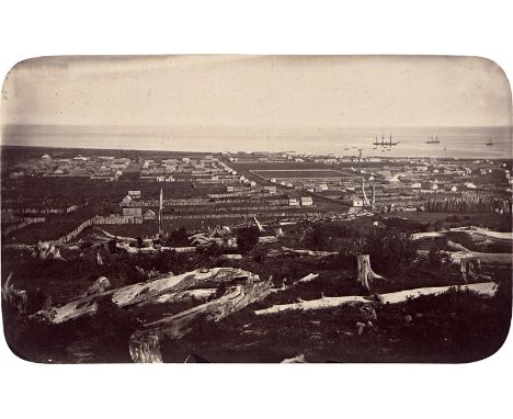 [*] Chile/Argentina -- Photographer unknown. Views of the Strait of Magellan and Sierra de Cordoba, Argentina. 1860s. 2 album
