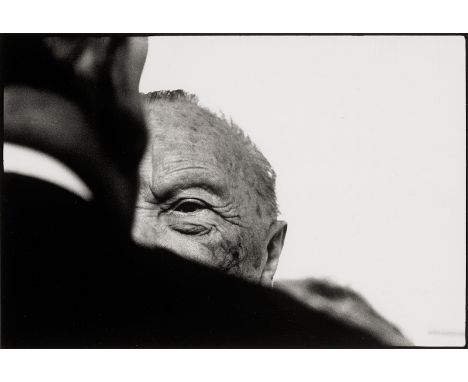 Lebeck, Robert -- "Konrad Adenauer an seinem 90. Geburtstag in Bonn am 4.1.1966". Printed later. Gelatin silver print. 25,3 x