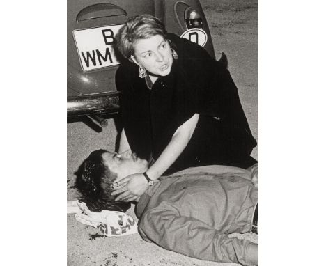Henschel, Jürgen -- Benno Ohnesorg, Berlin Charlottenburg, June 2, 1967/printed later. Gelatin silver print. 17,7 x 24 cm. Si
