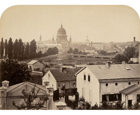 [*] Panckow, Marie -- Views of Potsdam. ca. 1870. 10&nbsp;albumen prints mounted to board. Each circa 18 x 24 cm (30 x 36 cm)