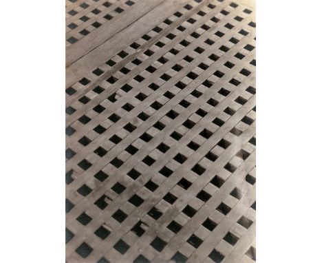 Yamawaki, Iwao -- Wooden latticework. 1932. Vintage gelatin silver print on matte chamois paper. 11,3 x 8,4 cm. Photographer'