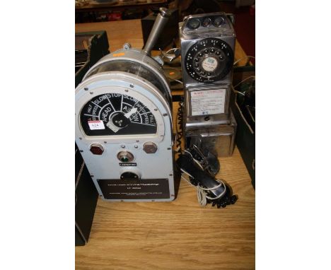 A 20th century ships' engine order indicator/transmitter, A.P. No.196222, made by Evershed &amp; Vignoes Ltd, London 1975