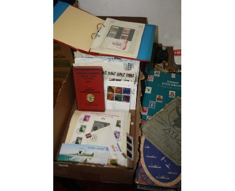 A collection of miscellaneous items to include Stanley Gibbons 1958 postage stamp catalogue, Part 1 British Commonwealth, Noe