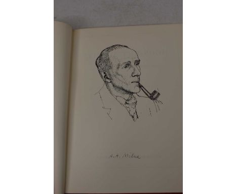 A. A. Milne, Winnie the Pooh, a reproduction of the original manuscript, published Methuen London, Dutton New York, quarter l