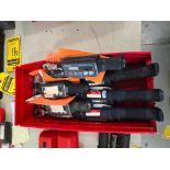(6) Tohnichi Data-Tork Digital Torque Wrenches, 3/8" & 1/2" Drives