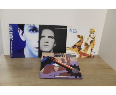 A vinyl lot of mainly   1980's interest with titles by Aztec Camera , Lloyd Cole and more , as in photos - all VG+ or better 