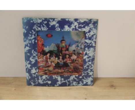 A Rolling Stones Hologram Satanic Majesties Request in vg+ / vg - on the green Decca label