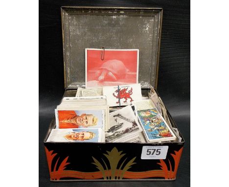 Quantity of cigarette and tea cards including Wills, Senior Service, Photographic, Players etc.,