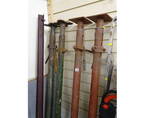 Two pairs of Acro props