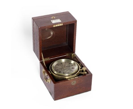 A Charles Frodsham Two-Day Rosewood Marine Chronometer, English, Late 19th century and later,signed CHARLES FRODSHAM, 84 STRA