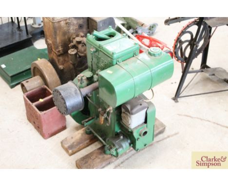 A Lister D stationary engine 