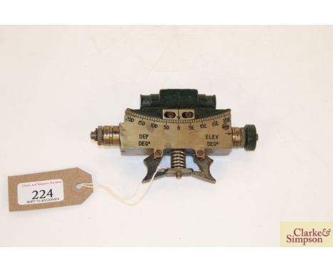 A WW2 1944 Clinometer sight (Mk4)