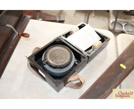 A WW2 aircraft compass