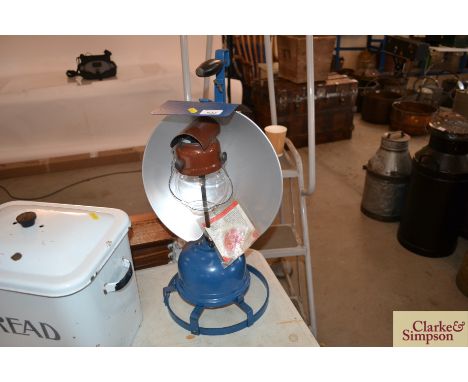 A Tilley AL8 railway track work lamp