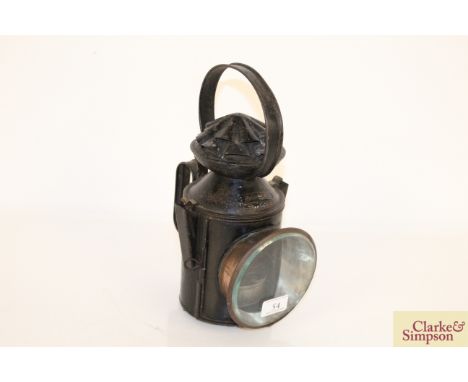 A railway lamp