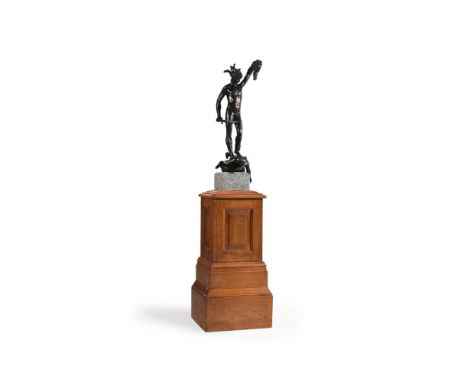 AFTER BENVENUTO CELLINI (1500-1571), A BRONZE FIGURE OF THE TRIUMPH OF PERSEUS  ITALIAN, LATE 19TH CENTURY The warrior brandi