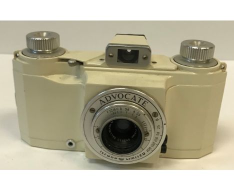 An Ilford Limited Advocate camera, cream enamelled