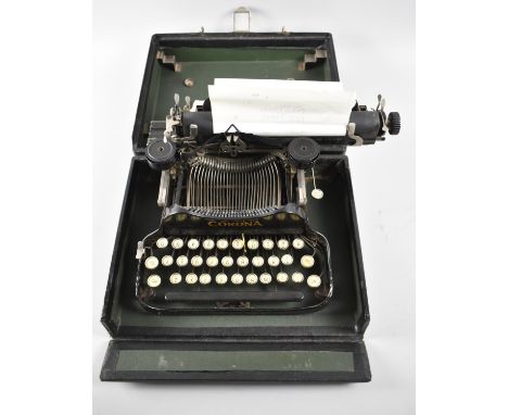 A Vintage Manual Portable Corona Typewriter 