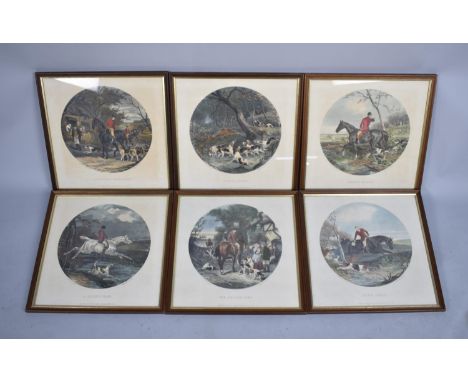 A Set of Six Hunting Prints After Shayer 