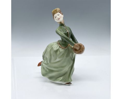 Royal Doulton porcelain figurine "Grace" HN2318, designed by artist Margaret Davies and issued in 1966. This hand-painted pie