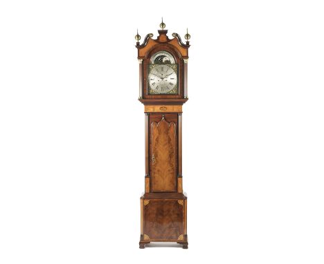 A GEORGE III MAHOGANY LONGCASE CLOCKWith eight-day striking movement by Thomas Brown of Chester, No 358, the square arched br