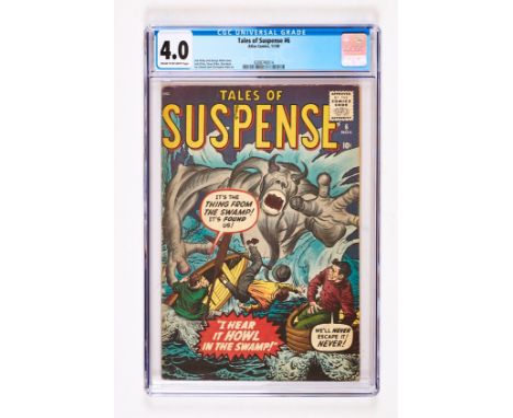 Tales of Suspense 6 (1959). CGC 4.0.  '1959' and '51' written in light pencil to back cover margin. Cream/off-white pages. No