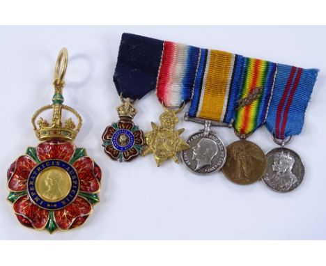 A rare First War Period Knight's Grand Commanders Most Eminent Order of the Indian Empire badge, gold with coloured enamel de