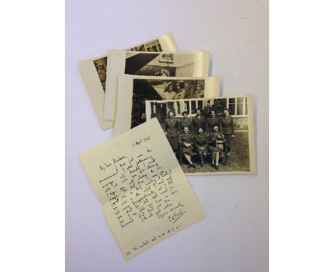 A hand written letter by Chad Varah, Founder of the Samaritans, to "My Dear Barbara" dated 02 April 1947 on personal note pap