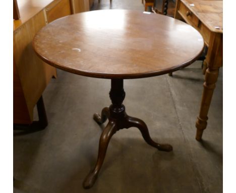 A George III tripod occasional table 