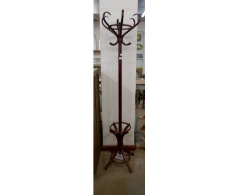 A bentwood coat stand 