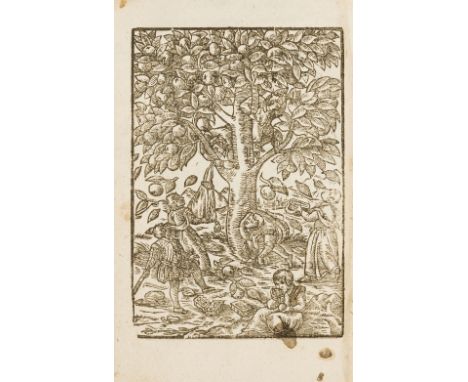 Stockwood (John) Disputatiuncularum grammaticalium libellus, fourth edition, woodcut head-pieces, initials and fine full-page