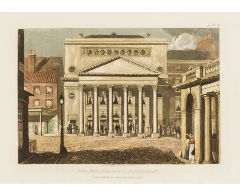 London.- Brayley (Edward Wedlake) &amp; Daniel Havell. Historical and Descriptive Accounts of the Theatres of London, first e