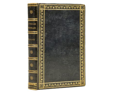 Bozerian binding.- Ctesias, Agatharchides and Appian. Ex Ctesia, Agatharchide, Memnone excerptae historiae. Appiani Iberica. 
