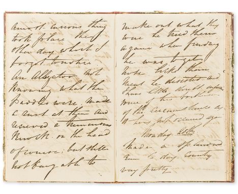 India.- [?Member of the Oswald family, merchants of Auchincruive, Ayr )] [Diary], manuscript, 151pp. excluding blanks, slight