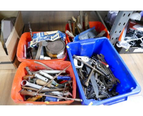 Four boxes of tools