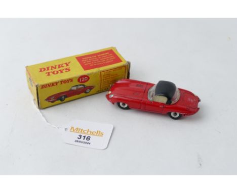 Boxed Dinky 120 Jaguar E Type