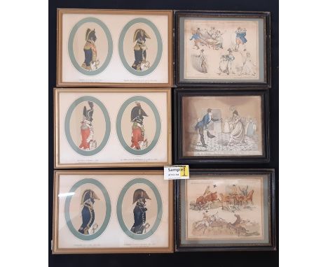 Fourteen Engravings, Lithographs and Prints (19th Century and Later): London J. Fairburn - 'My Dear Grandmother' and 'My Dear